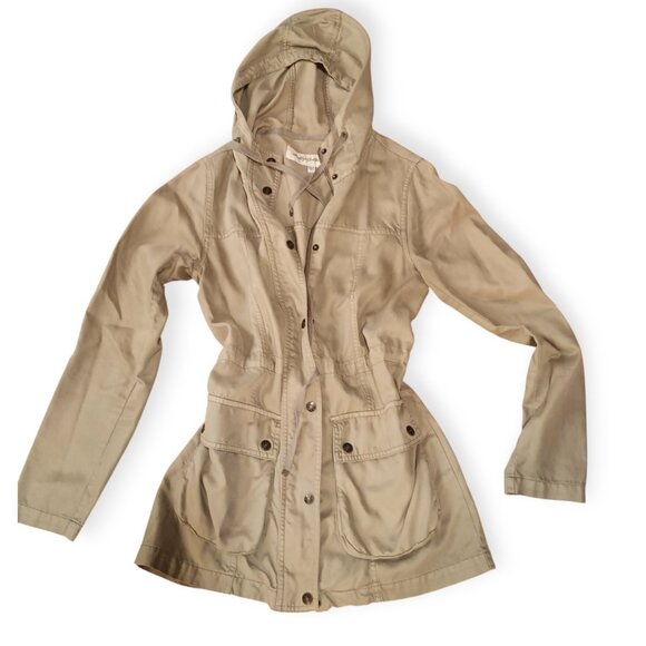 SEBBY COLLECTION Hooded Utility Jacket S - Picture 1 of 13